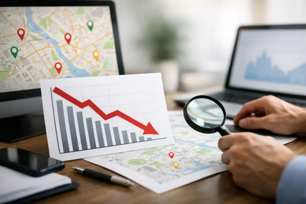 Why Map Rankings Dropped and What to Check