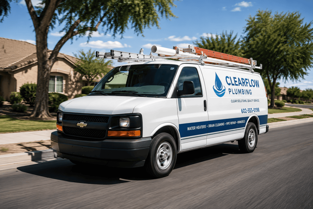 ChatGPT Image Jul 17 2026 08_26_03 AM - Local SEO and Search Engine Marketing | FMS Online Marketing plumber truck